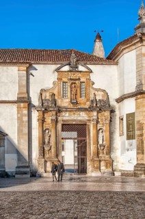 Entrance door to the Faculty of Law of the University of Coimbra