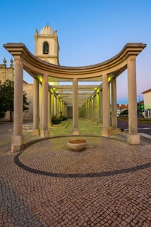 Sao Domingos Cathedral at dusk