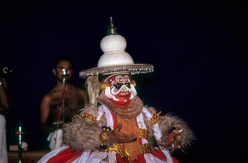 Hanuman in Kathakali Kalyana Sougandhikam story in Kerala Kalamandalam