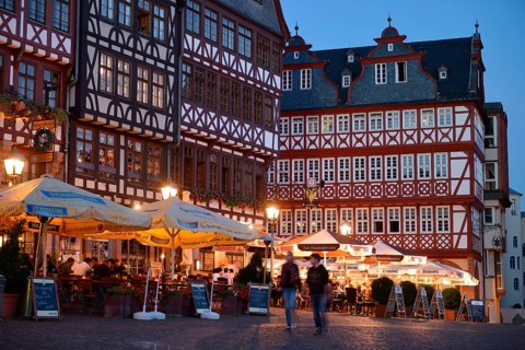 Half-timbered houses