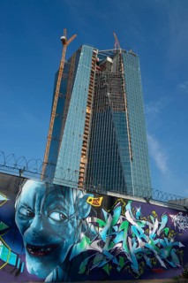New European Central Bank ECB building