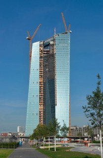 New European Central Bank ECB building
