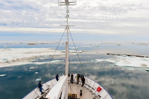 Boat in the Chukchi Sea
