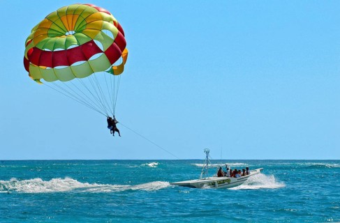 Waterfall parachute