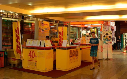DHL Express counter