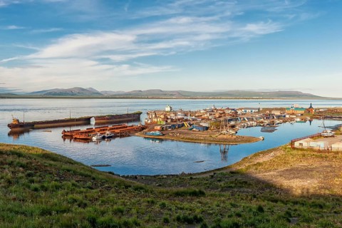 Siberian City of Anadyr Port