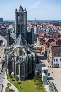 View over Saint Nicholas Church