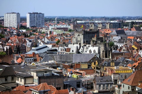 View over houses