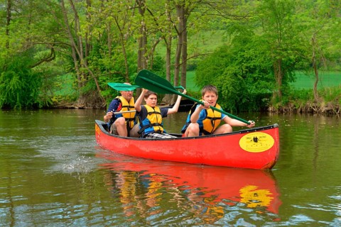 Canoeing on the Unstrut