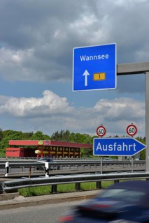 Wannsee motorway exit