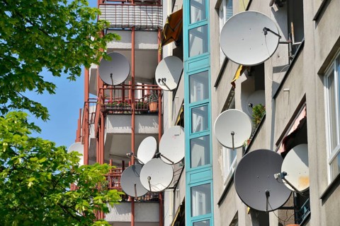 Satellite dishes