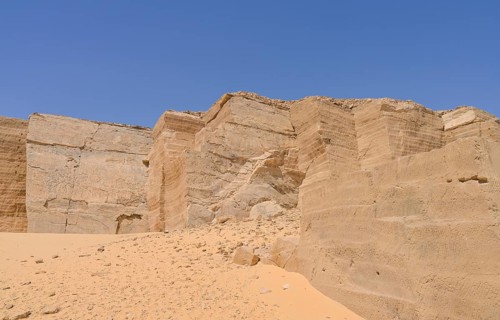Sandstone quarry Jabal as-Silsila