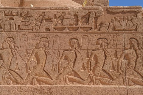 Shackled defeated Hittites