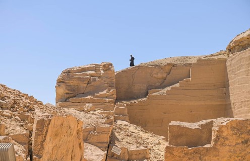 Sandstone quarry Jabal as-Silsila