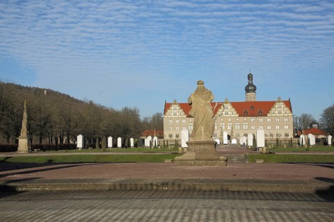 Baroque castle in Weikersheim