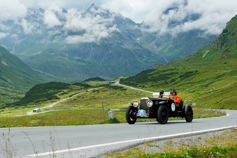 Vintage car rally Silvretta Classic 2022