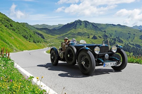 Vintage car rally Silvretta Classic 2022