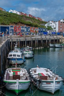 Colourful lobster stalls