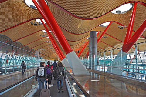 Treadmill at Madrid-Barajas Airport