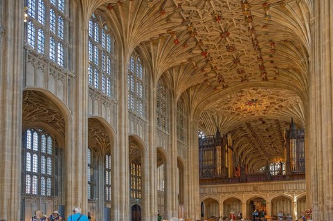 St Georges Chapel Interior Windsor Castle London England