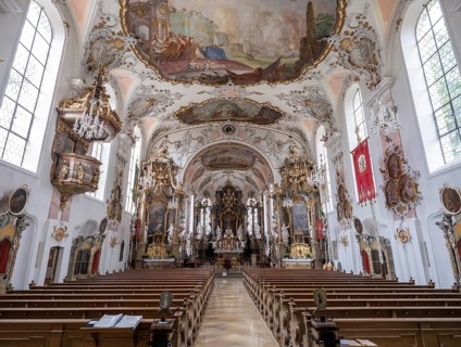 Rococo church of St. Ulrich