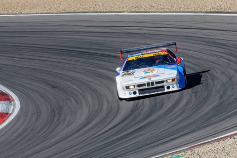 Historic race car BMW M1 at car race for classic cars Youngtimer Classic Cars 24-hour race 24h race