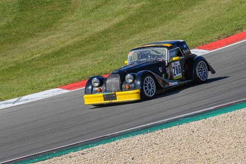 Historic Race Car Classic Morgan Plus 8 at Car Racing for Oldtimer Youngtimer Classic Cars 24-Hour Race 24h Race