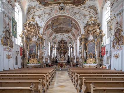 Rococo church of St. Ulrich