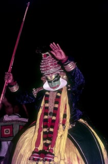 Pacha Green noble and the divine character in Kathakali
