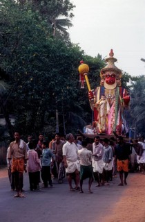 Hanuman chariot in Bharani festival