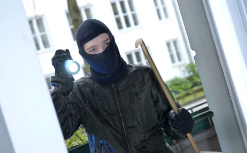 Symbol photo home burglary