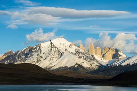 Cuernos del Paine and Amarga Lagoon