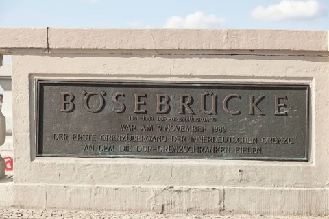 Sign at Boesebruecke