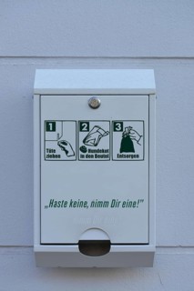 Dog waste bags