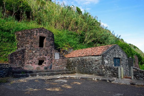 Old kiln for firing tiles