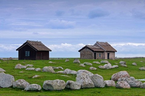 Valfrid cock's fishing cabins in Ottenby