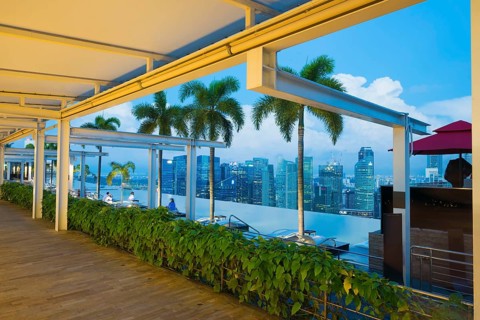 Infinity Pool of the Marina Bay Sands Hotel