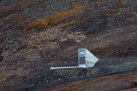 Entrance to the Svalbard Global Seed Vault