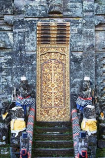 Carved door
