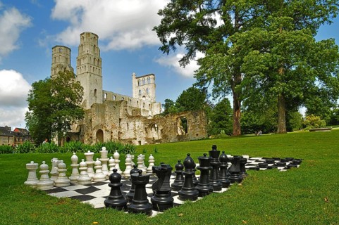 Abbey ruins from the 11th century