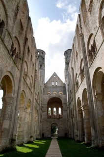 Abbey ruins from the 11th century