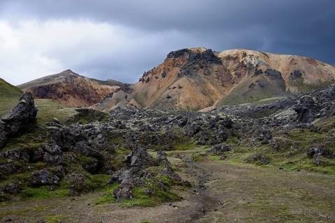 Laugahraun lava flow