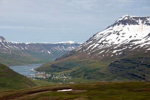 Landscape between Seydisfjoerdur and Egilsstadir