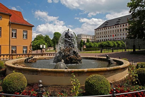 Fountain as part of the water art