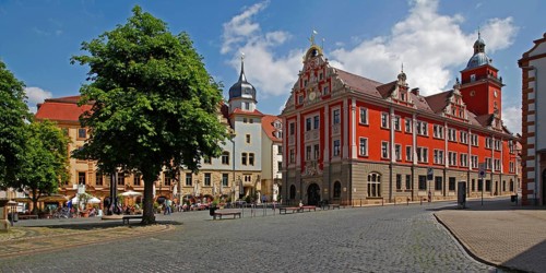 Main market square and historic town hall