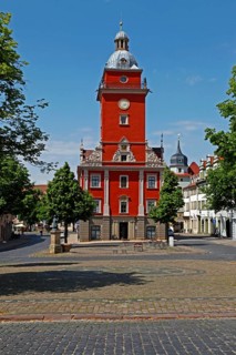 Main market square and historic town hall