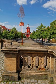 Main market square and historic town hall