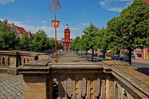 Main market square and historic town hall