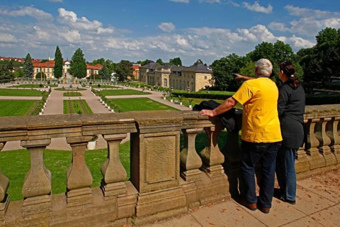Baroque gardens of Friedenstein Castle