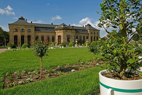 Baroque gardens with orangery